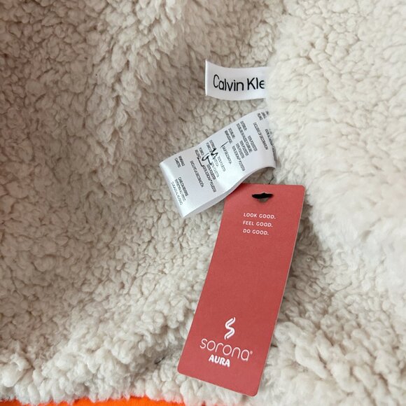 Calvin Klein Men's Hooded Quilted Coat with Sherpa Lining - Picture 3 of 11